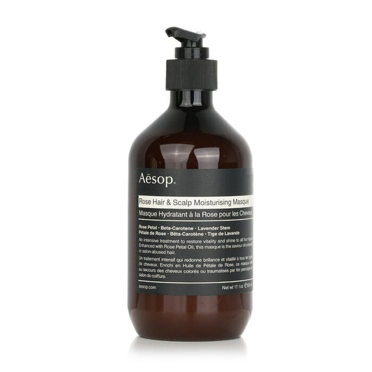 Aesop Masque Hydratant pour Cheveux et Cuir Chevelu Rose (Pour Tous Types de Cheveux) 500ml/17.64oz