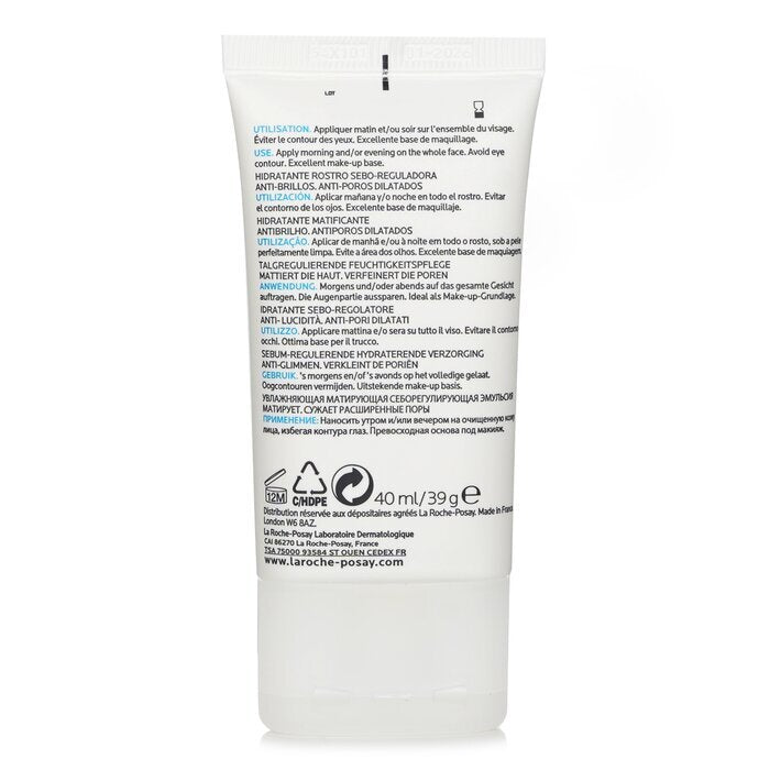 La Roche Posay Effaclar Mat Daily Moisturizer (New Formula, For Oily Skin) 40ml