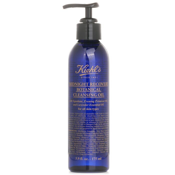 Kiehl's Midnight Recovery Botanical Cleansing Oil - For All Skin Types 175ml