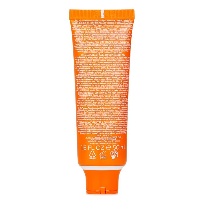 Lancaster Sun Sensitive Luminous Tan - Oil-Free Milky Fluid SPF50 50ml