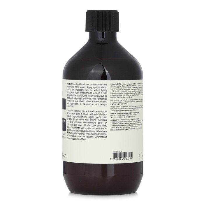 Aesop Reverence Aromatique Hand Wash With Screw Cap 500ml