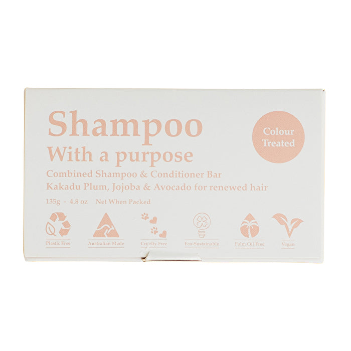 Shampoing Avec Une Mission Shampoing & Après-Shampoing Solide Cheveux Colorés 135g