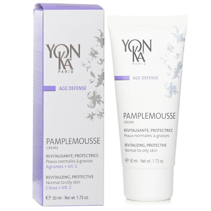Yonka Age Defense Pamplemousse Creme - Revitalizing, Protective (Normal To Oily Skin) 50ml