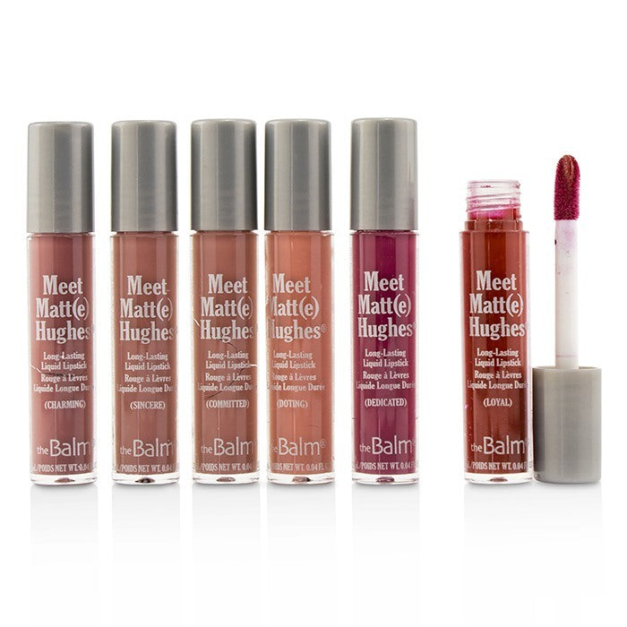 TheBalm Meet Matt(e) Hughes 6 Mini Long Lasting Liquid Lipsticks Kit - Vol.1 6x1.2ml