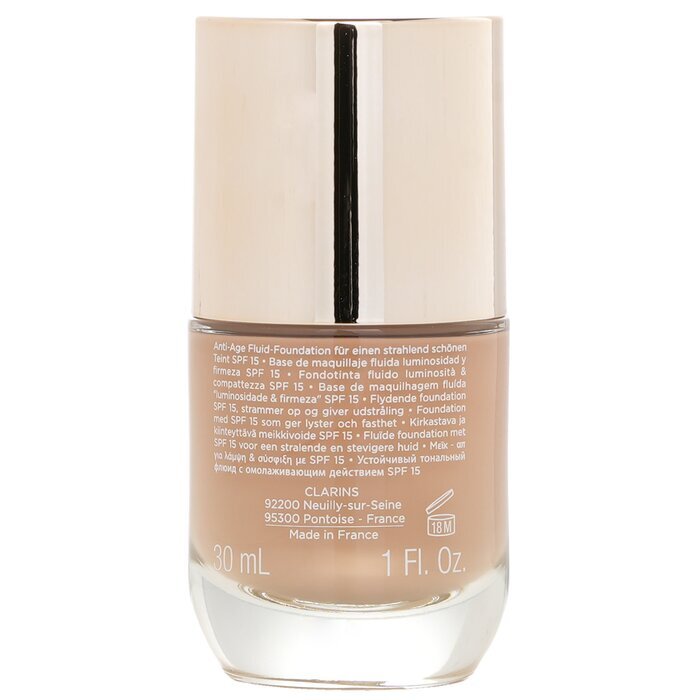 Clarins Everlasting Youth Fluid Illuminating & Firming Foundation SPF 15 -  109 Wheat 30ml