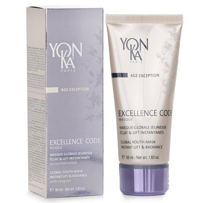 Yonka Age Exception Excellence Code Global Youth Mask With Nutgrass - Instant Lift & Radiance 50ml