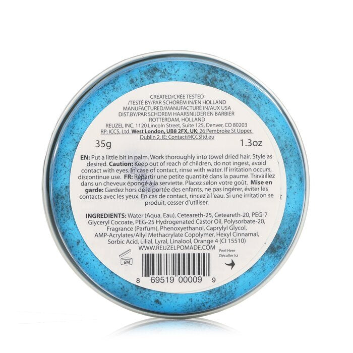 Reuzel Blue Pomade (Strong Hold, Water Soluble) 35g
