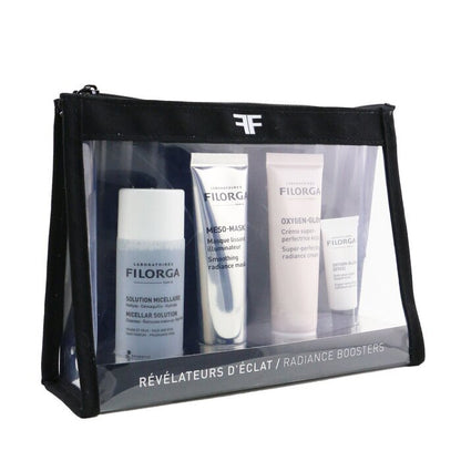 Radiance Boosters Set: Micellar Solution + Meso-Mask 30ml + Oxygen-Glow Cream 30ml + Oxygen-Glow Eye Cream 4ml 4pcs 50ml