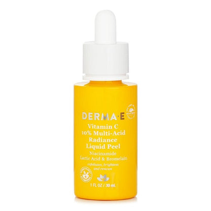 Derma E Vitamin C 10% Multi-Acid Radiance Liquid Peel (Exp. Date 30 June 2026) 30ml