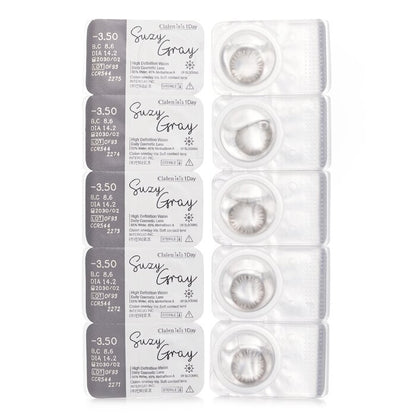 Clalen Iris 1Day Suzy Gray -3.50 5pcs x 1 strip