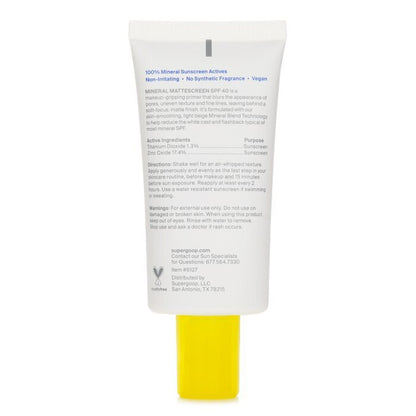 Supergoop Mineral Mattescreen SPF 40 45ml