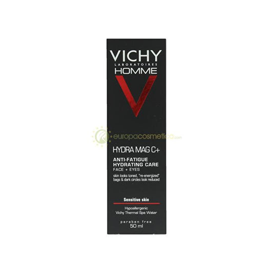 Vichy Homme Hydramag C Anti Fatigue Hydrating Care Face-eyes / Sensitive Skin 50ml