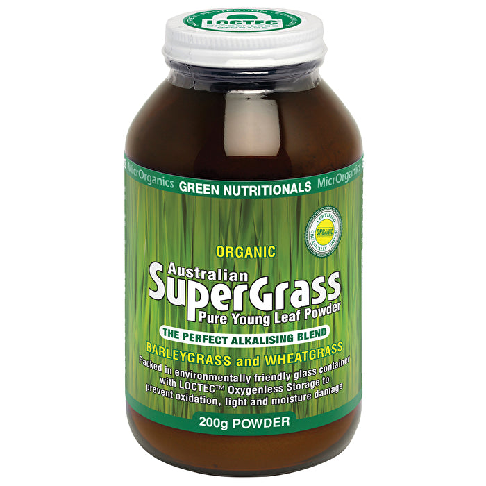 Green Nutritionals Organic Australian Supergrass Powder 200g