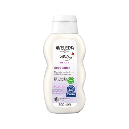 Weleda Baby Derma Body Lotion White Mallow (fragrance Free) 200ml