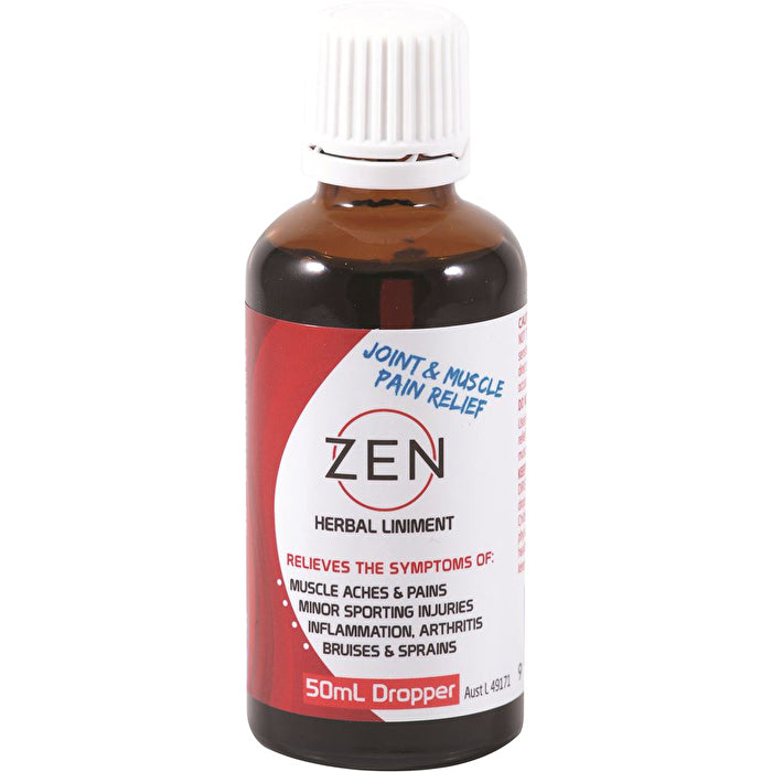 Zen Therapeutics Herbal Liniment (joint & Muscle Pain Relief) Dropper 50ml